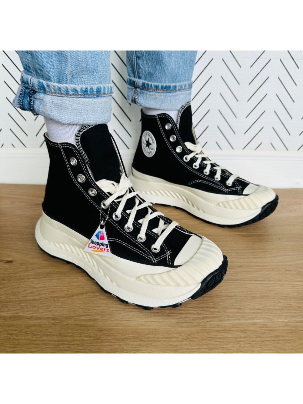 ❤️Rare Converse Chuck Taylor 70 Hi AT-CX 9 Women's Shoes Black Sneakers A03277C